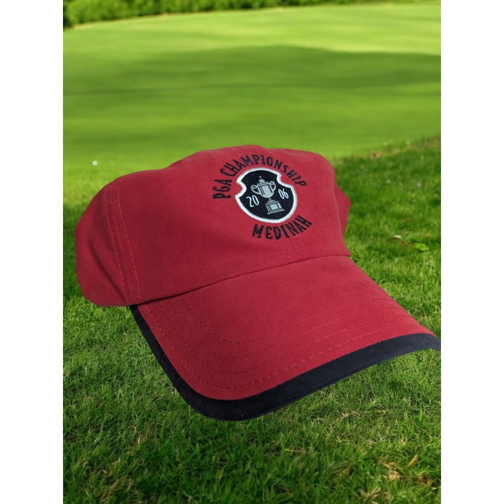 2006 PGA Championship Medinah Imperial Ball Cap Hat Red‎ Adjustable
